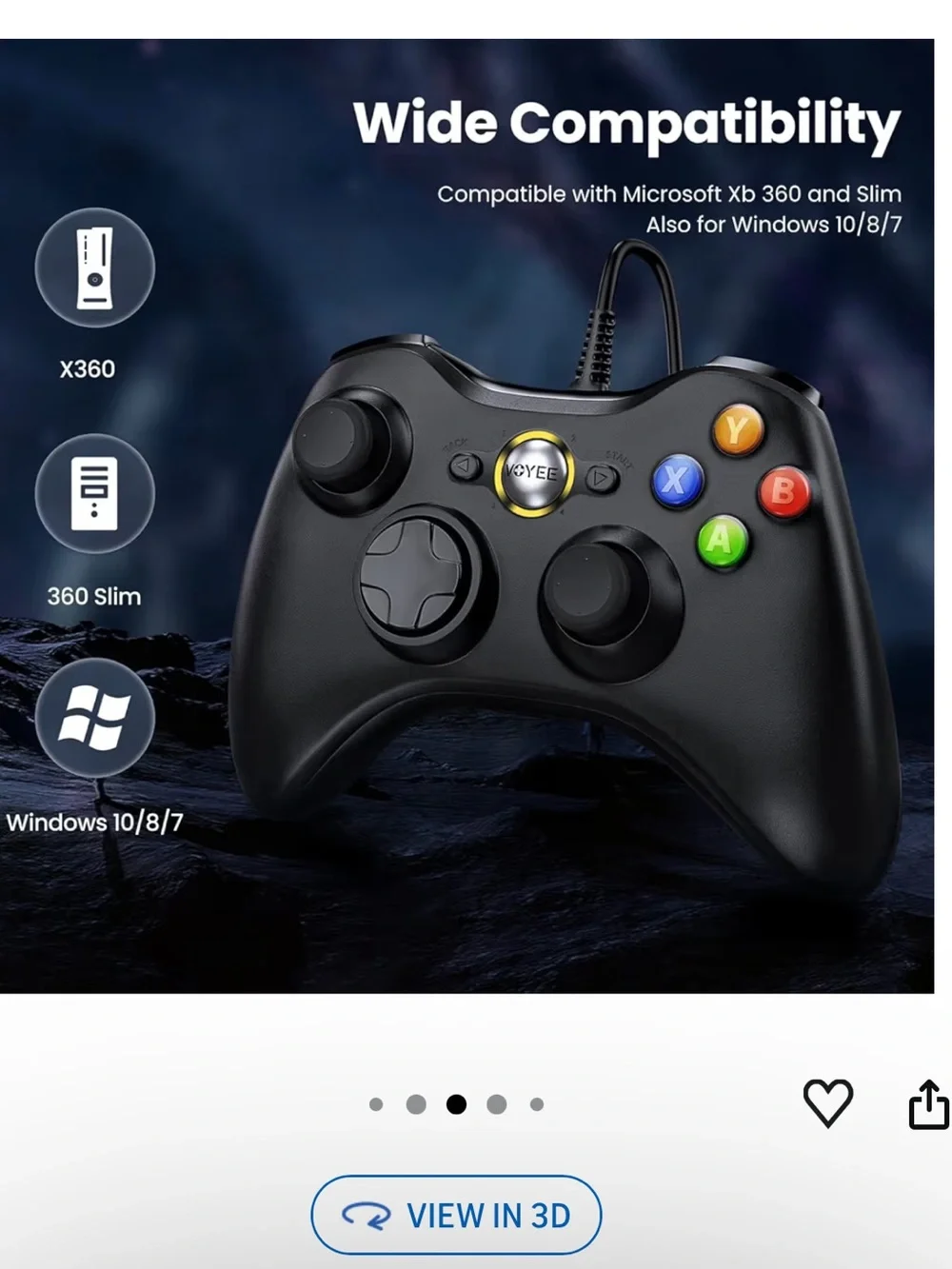 VOYEE WIRED 360 Controller